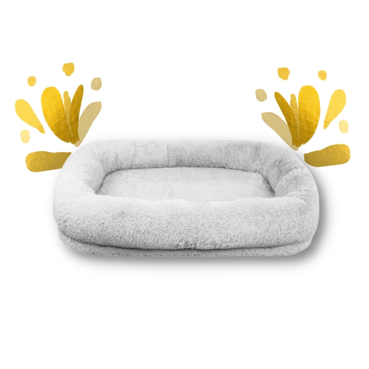 Dog bed like human bed best sale